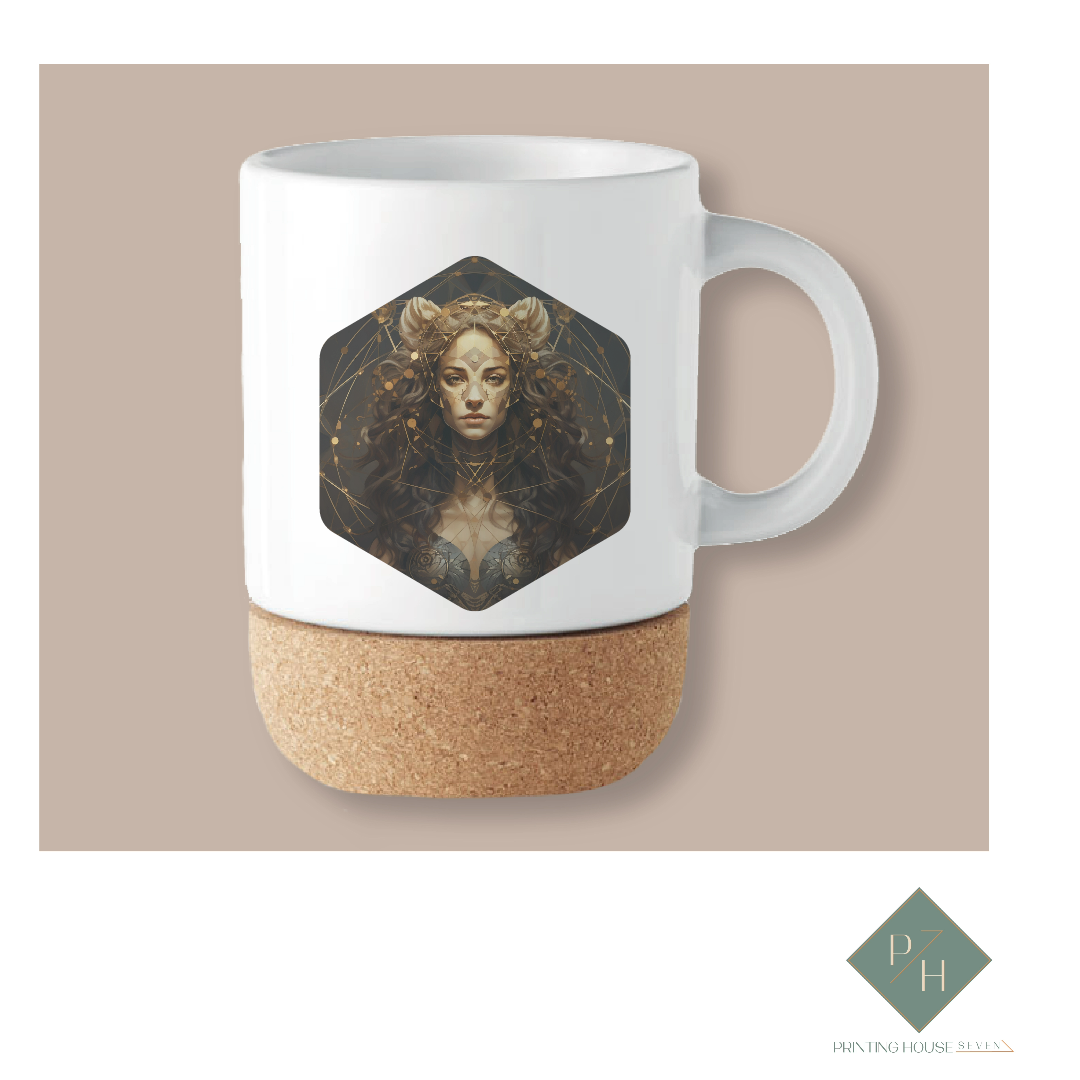 Leo - Cork Bottom Mug