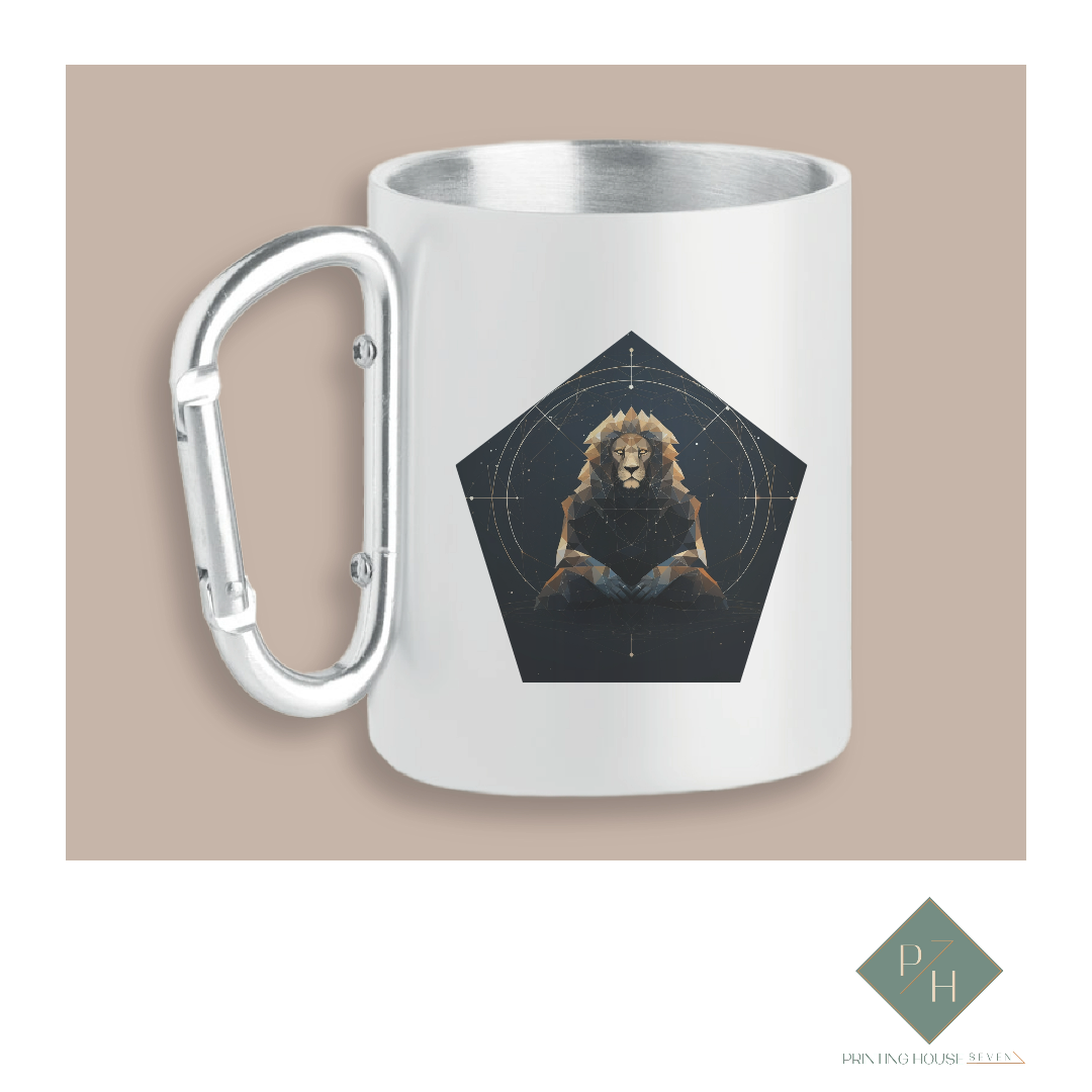 Lion - Mug With Carabiner