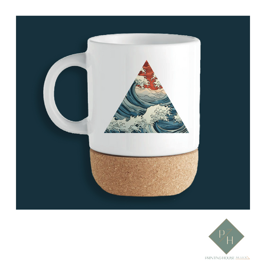 Big Waves - Cork Bottom Mug