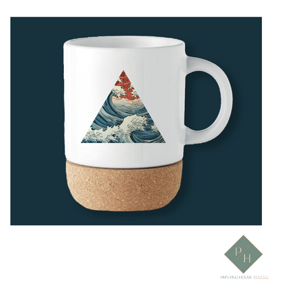 Big Waves - Cork Bottom Mug