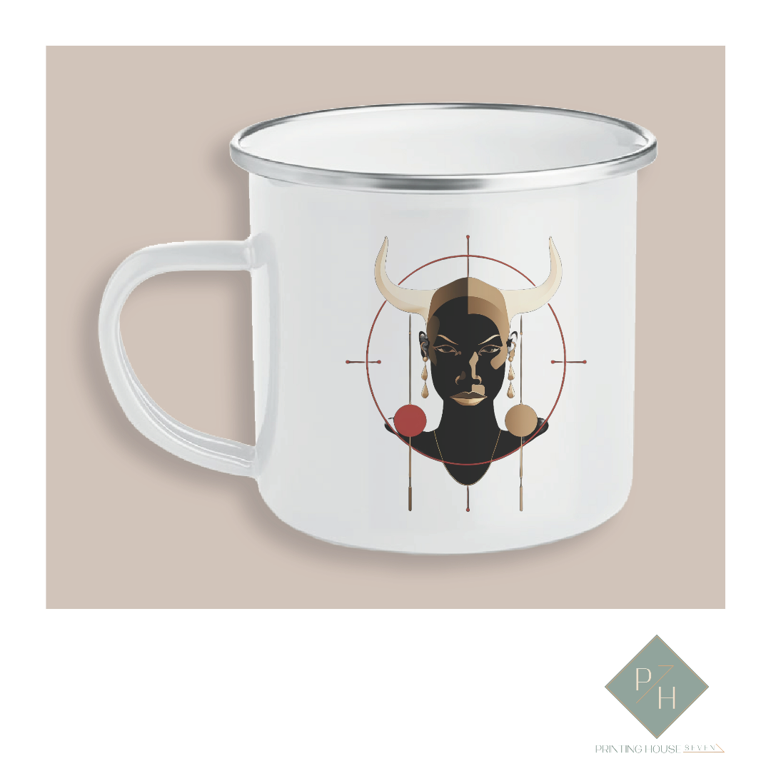 Taurus - Enameled Mug