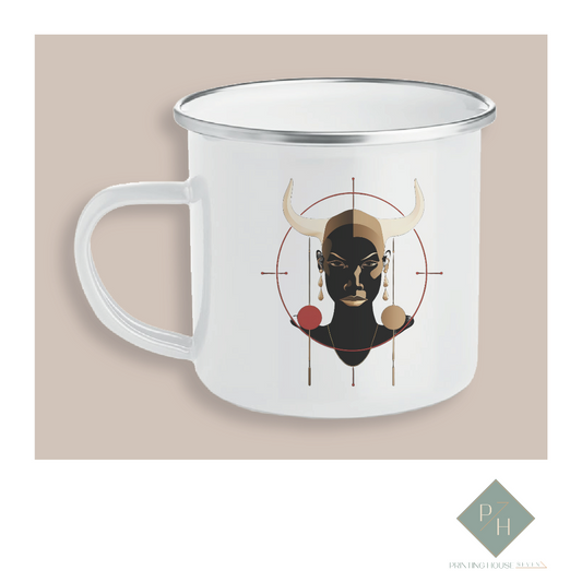 Taurus - Enameled Mug