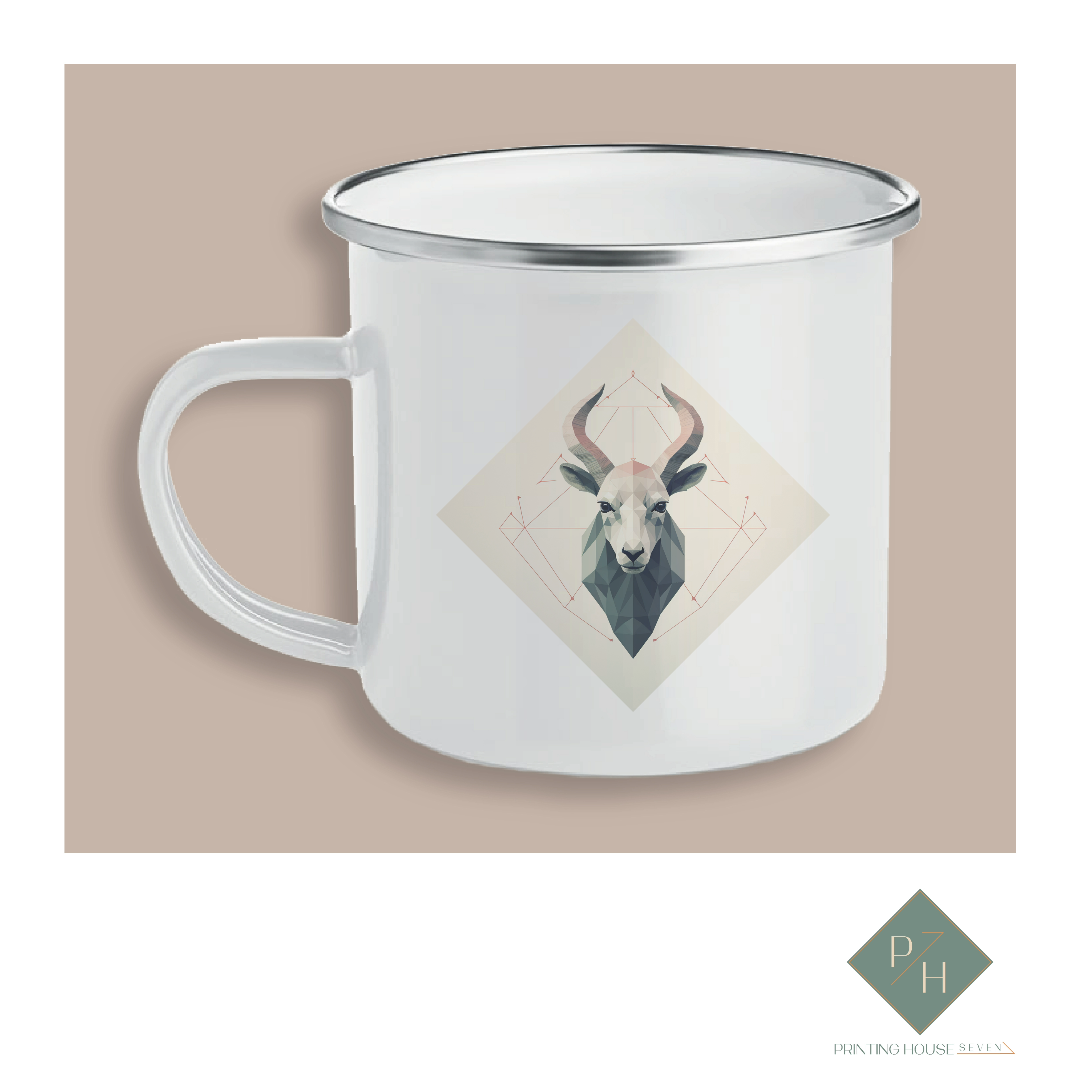 Capricorn - Enameled Mug