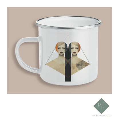 Gemini - Enameled Mug