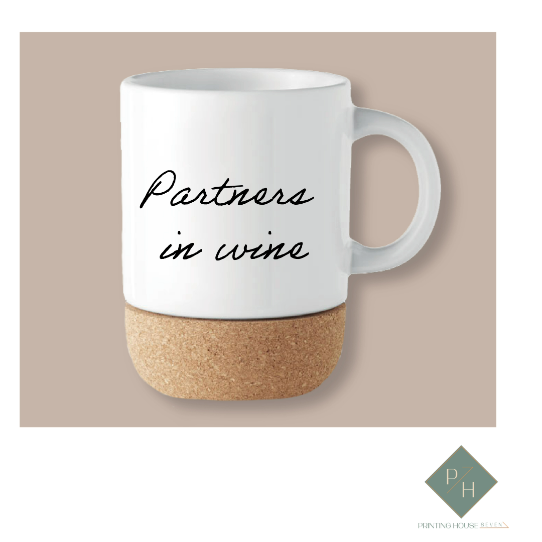 Partners In Wine - Cork Bottom Glass