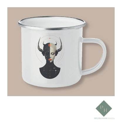 Capricorn - Enameled Mug