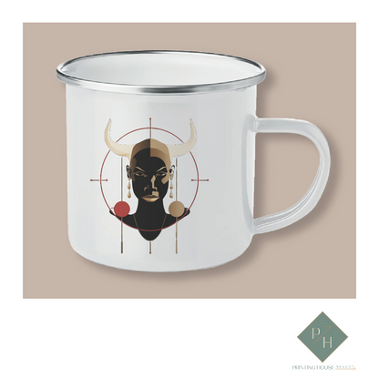 Taurus - Enameled Mug