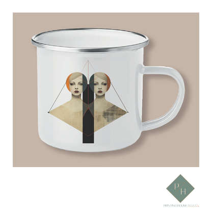 Gemini - Enameled Mug