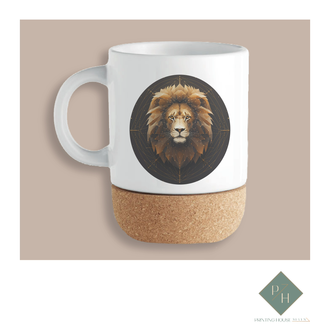 Leo - Cork Bottom Mug