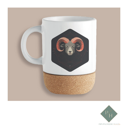 Aries - Cork Bottom Cup