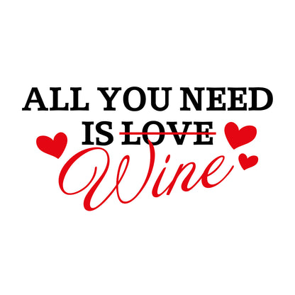 All You Need Is Wine - Бутилка С Карабинер