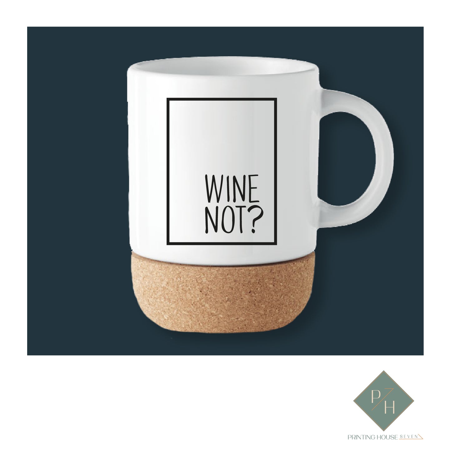 Wine Not 2 - Cork Bottom Glass