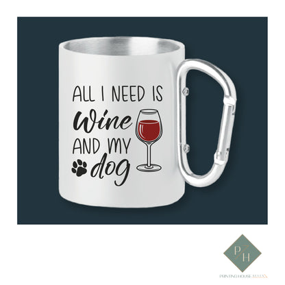 Wine And Dog - Jug With Carabiner