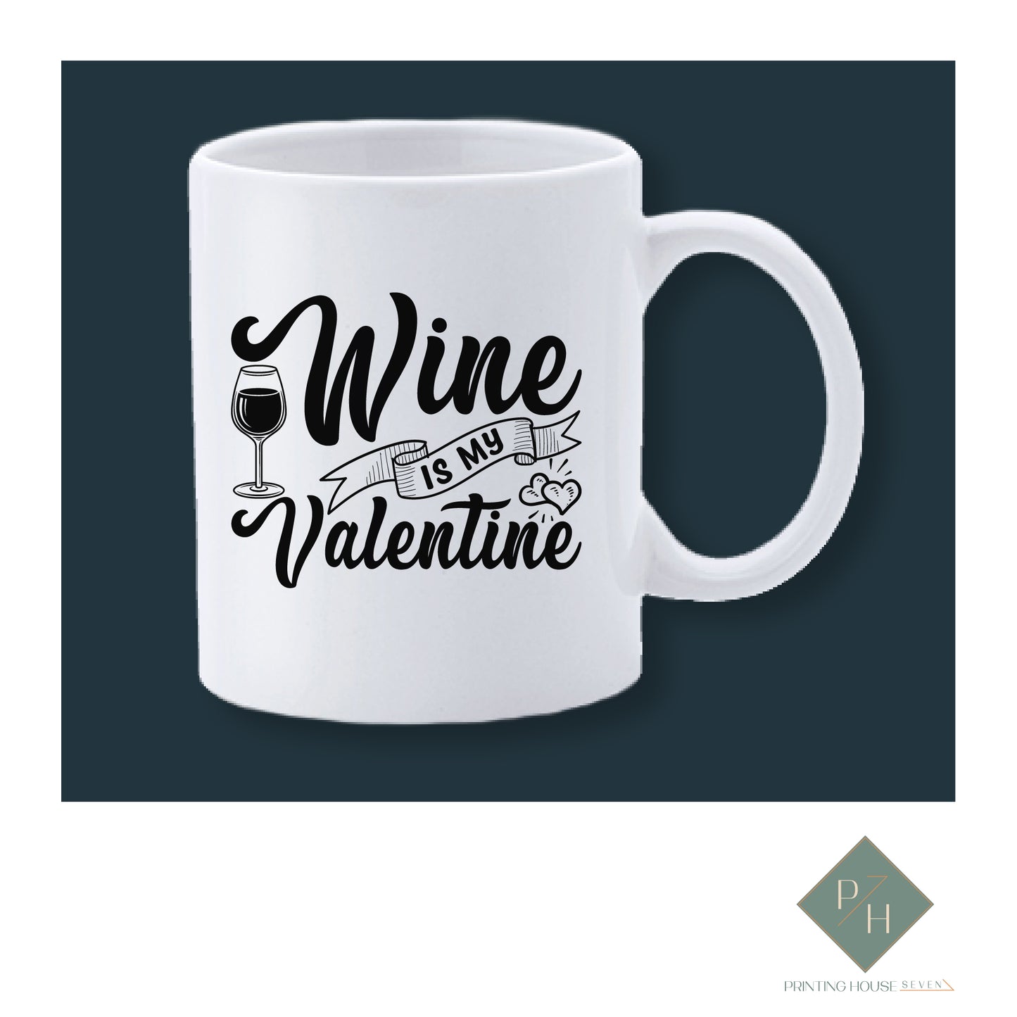 Wine Is My Valentine 2 - Glass