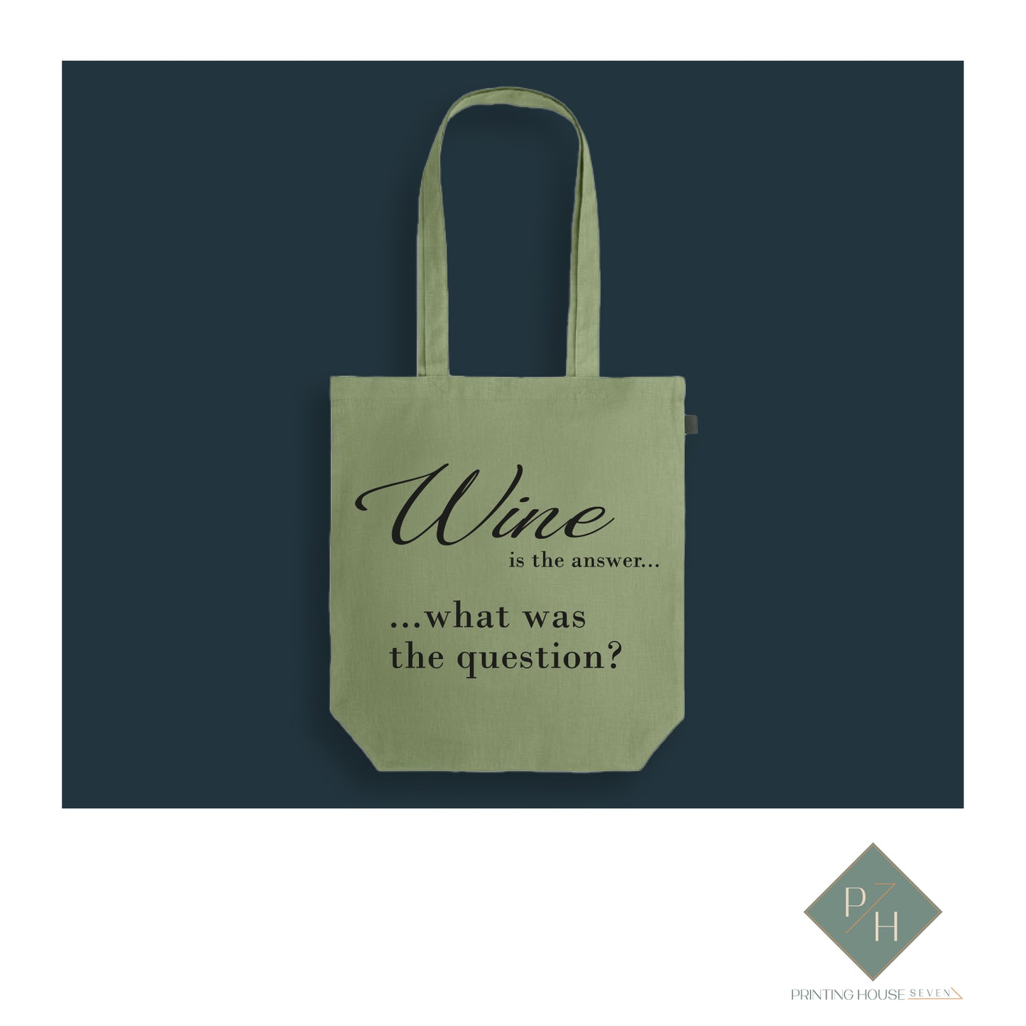 The Answer Is in Wine - Bag