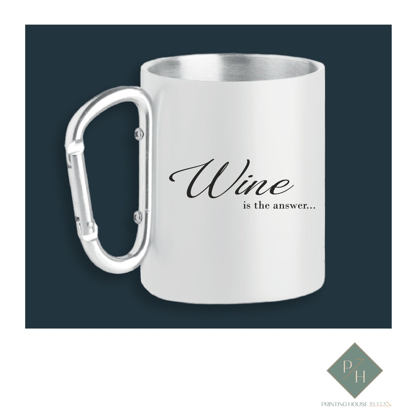 Wine Is the Answer - Carabiner Carafe