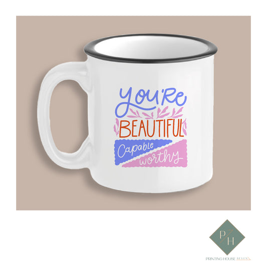 You Are Beautiful - Керамично Канче