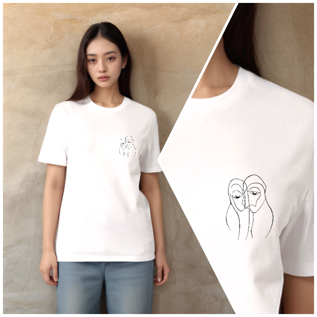 Connected Souls - T-shirt (embroidery option)