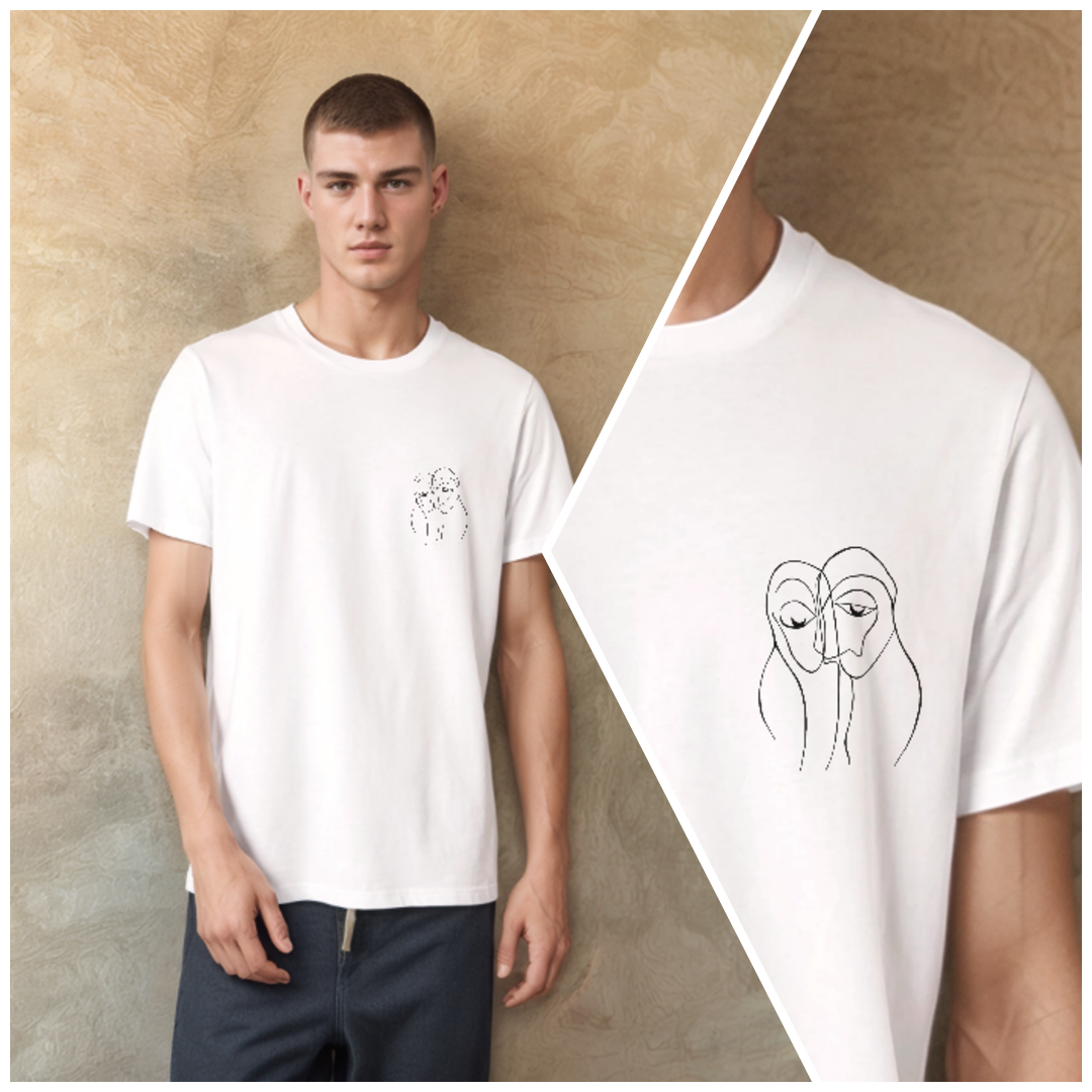 Connected Souls - T-shirt (embroidery option)