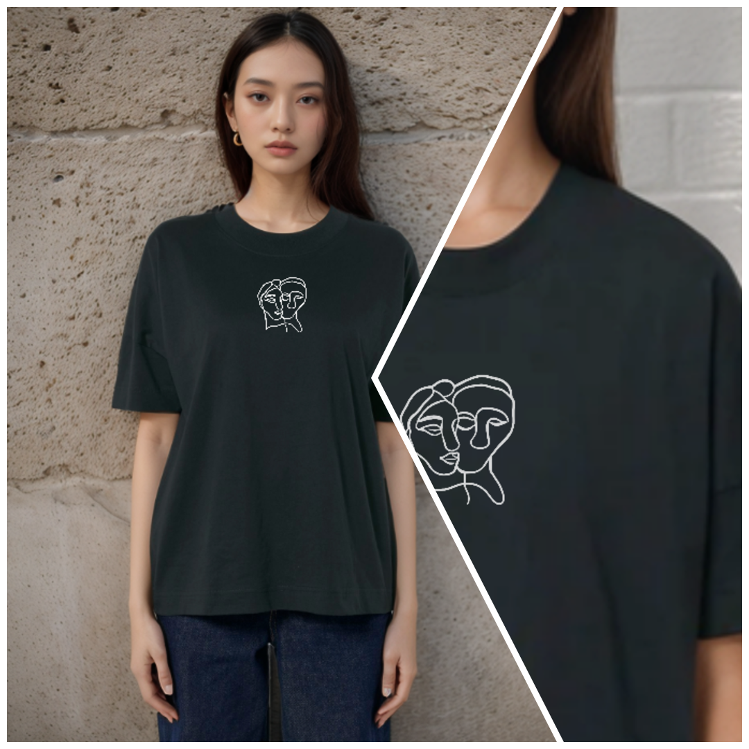 Souls Fused - T-shirt (embroidery option)