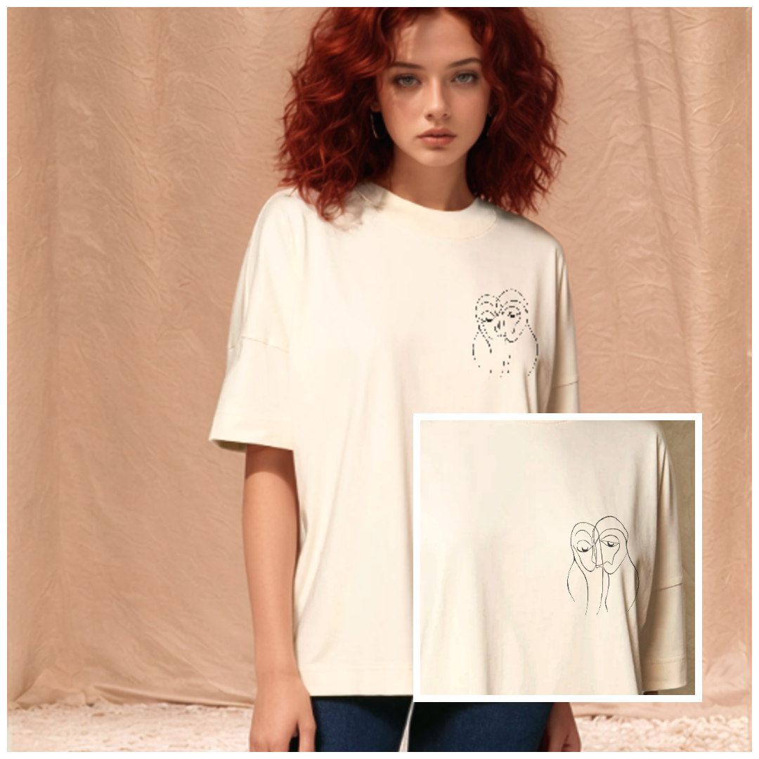 Connected Souls - T-shirt (embroidery option)