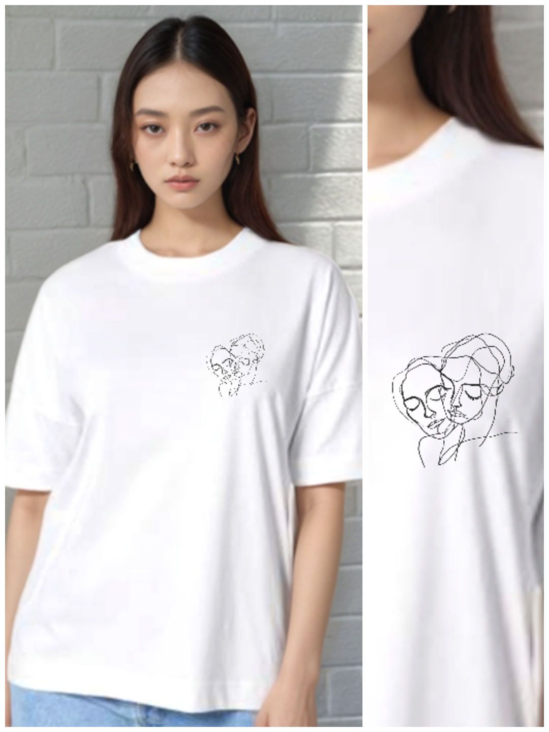 Shared Tenderness - T-shirt (embroidery option)