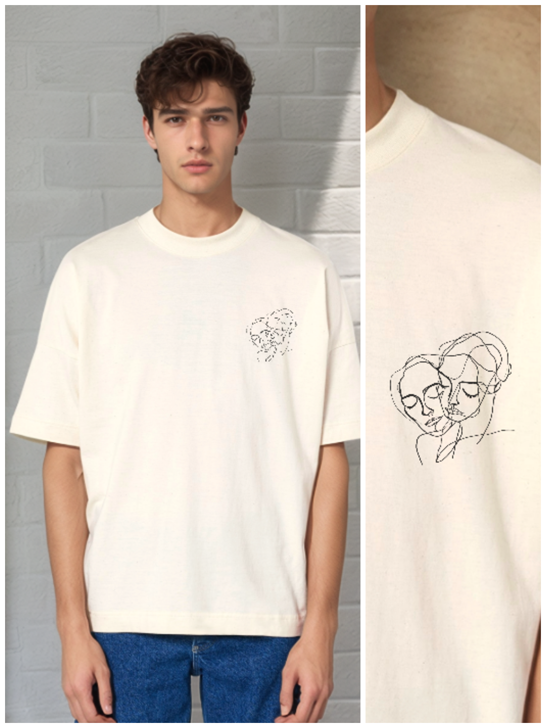 Shared Tenderness - T-shirt (embroidery option)