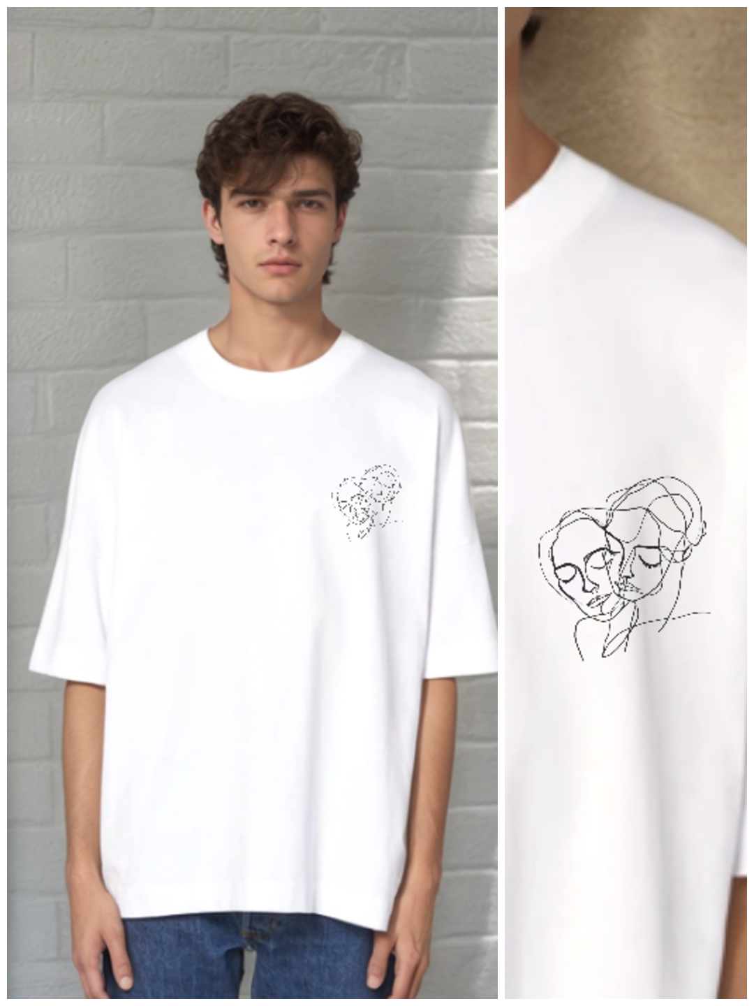 Shared Tenderness - T-shirt (embroidery option)