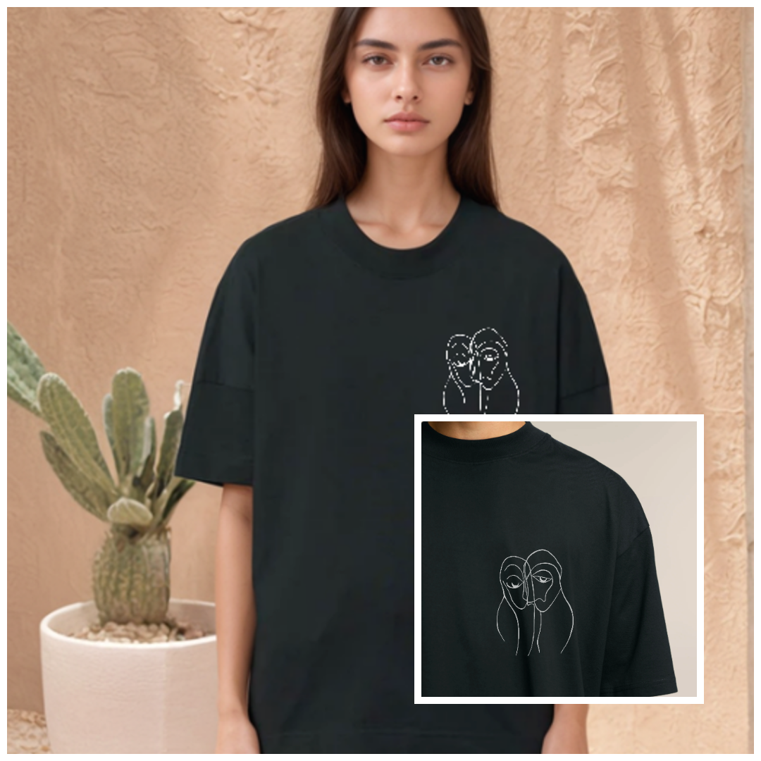 Connected Souls - T-shirt (embroidery option)