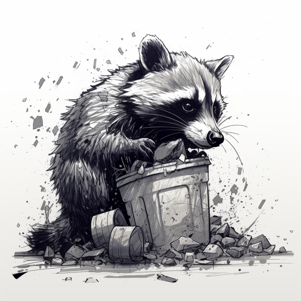 Raccoon - Can With Carabiner